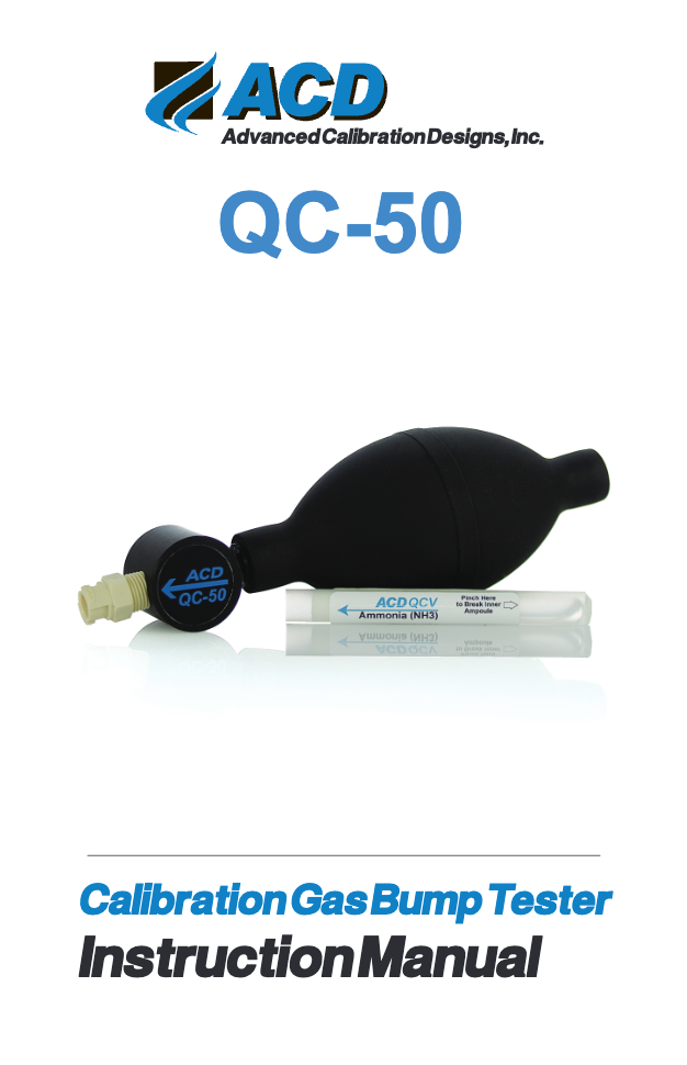 QC-50 Instruction Manual